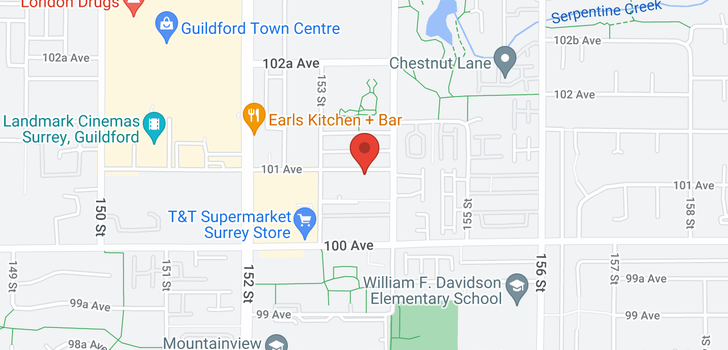 map of 117 15388 101 AVENUE